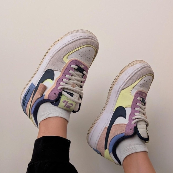 Nike Multi-color airforce 1 shadow crimson tint volt - Picture 10 of 11